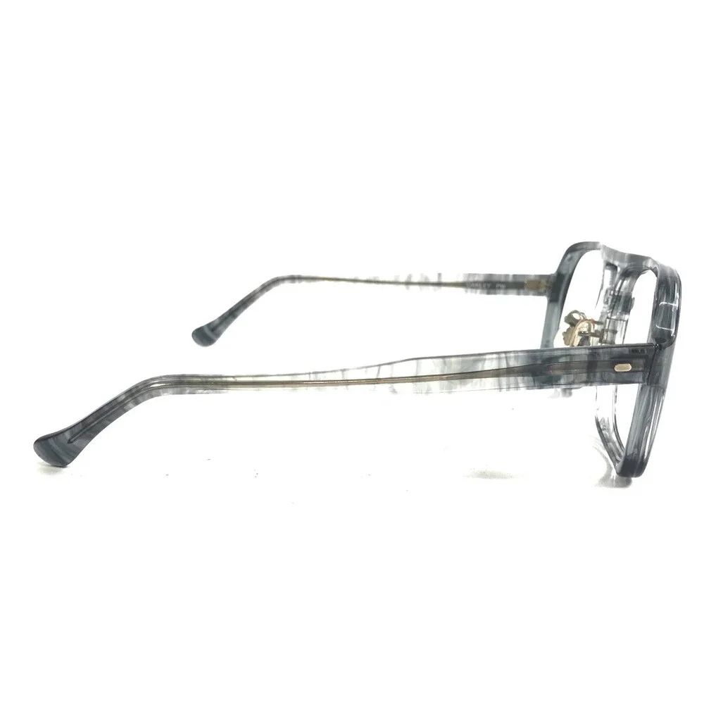 Vintage SRO Eyeglasses Frames OAKLEY PW Pewter Smoke Gray Square Pilot 54-18-135